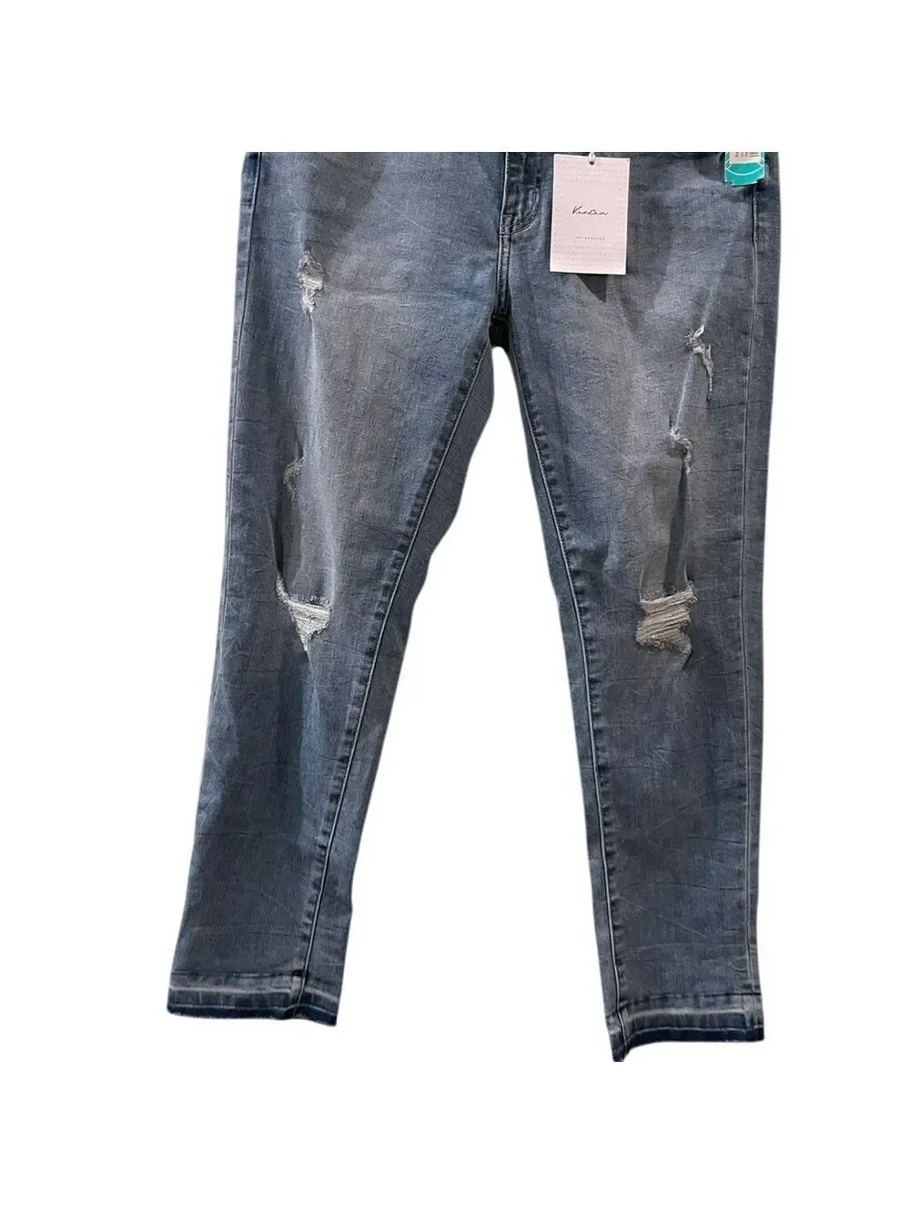 KanCan Brenda Women’s Roll Cuffed Cropped Skinny Jean Size: 10 NWT